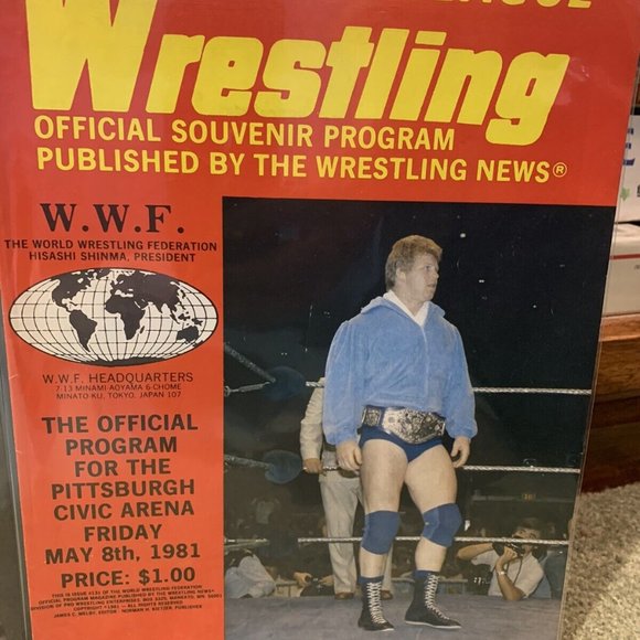 3 Major League Wrestling PROGRAM  WWF 1980 BRUNO SAMMARTINO & Captain Lou Albano - Picture 4 of 5